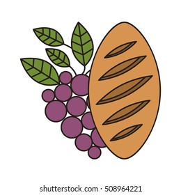 bread and wine icon