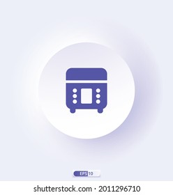 bread_maker_multicookings icon. Home Appliances Icons.  Contains such Icons as television, blender, computer, vacuum cleaner,  Meat Grinder, Boiler, Multi Cooker, and more. Vector illustration