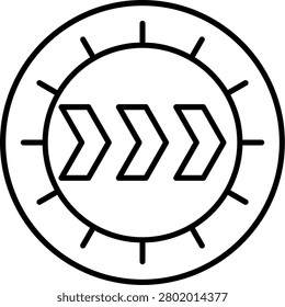 Breadcrumb Overflow Illustration vector Icon Design