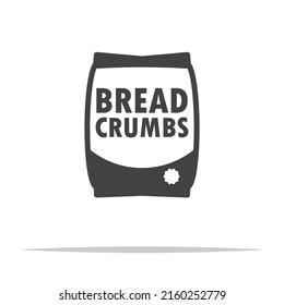 Breadcrumbs Package Icon Vector Isolated