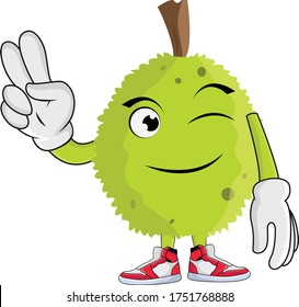 Breadfruit Cartoon Character Design Grafik geeignet für Ihre Design-Anforderungen: Logos, Illustrationen, Animationen, T-Shirt-Designs usw.