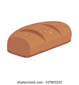 breads and bakery products vector illustration isolated