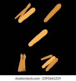 Breadstick vector illustration and