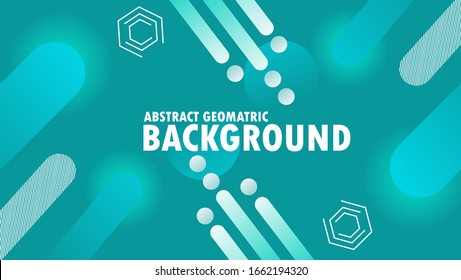 The breadth of the background is blue with arranged shapes, and given the gradient element, it makes it more interesting.

Good for those of you who want a bright blue background, as an ad background.