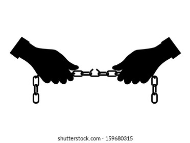 break the chain of hands