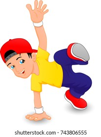 Break dance boy