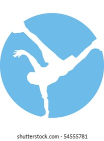 break dancer circle