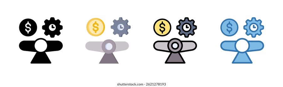 Elemento De Icono De Equilibrio Para Diseño