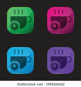 Icono de botón de cuatro colores
