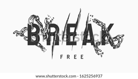 Similar – Image, Stock Photo freedom Freedom Word Text