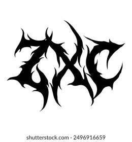 Break Gothic abc font art black icon illustration vector vintage alphabet logo design