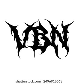 Break Gothic abc font art ilustración de icono negro Vector vintage alfabeto diseño de logotipo