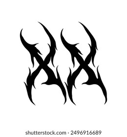 Break Gothic abc font art black icon illustration vector vintage alphabet logo design