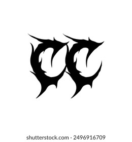 Break Gothic abc font art black icon illustration vector vintage alphabet logo design