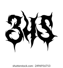Break Gothic abc font art black icon illustration vector vintage alphabet logo design