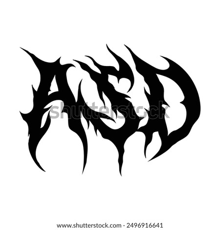 Break Gothic abc font art black icon illustration vector vintage alphabet logo design