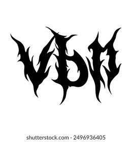 Break Gothic abstract art black line art element icon vector logo design design