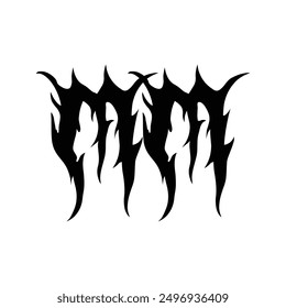 Break Gothic abstract art black line art element icon vector logo design design