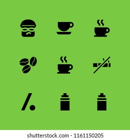 break icon. 9 break set with burglar, coffee, news and isotonic vector icons for web and mobile app