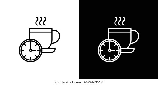 Break icon for Apps. Icon Design Template.