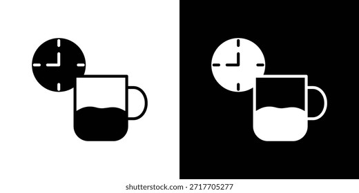 Pictograma plano negro de icono de ruptura. Para gráficos y Diseño web.
