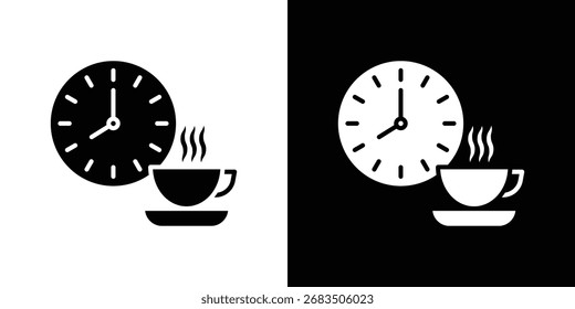 Aufbrechen der Symbolsammlung. Flache Illustration eines Vektorsymbols