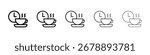 Break icon for mobile concept and web design.