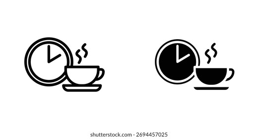 Break icon Simple vector illustration for graphic and web design.