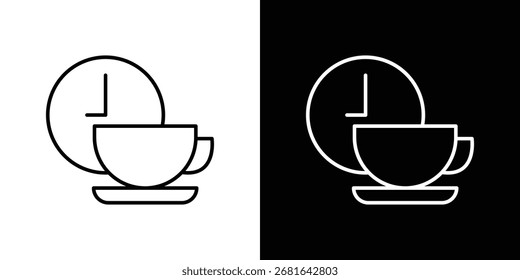 Pictograma de Vector simple del icono de la rotura. concepto blanco y negro del icono