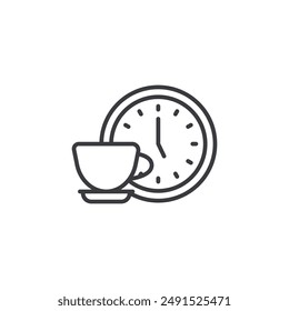 Break icon symbol design collection