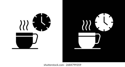 Break icon symbol. simple design editable.