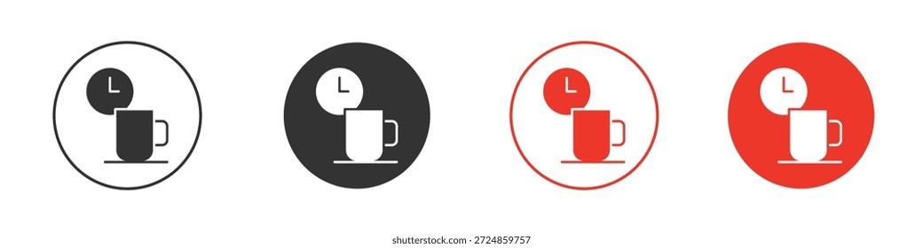 Símbolo de icono de interrupción. Diseño simple y plano para Web o App móvil. Logotipo de Ilustración vectorial mínima.