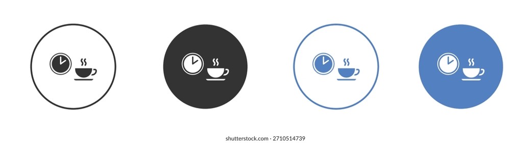 Break icon Thin line design. Vector Graphic. EPS 10