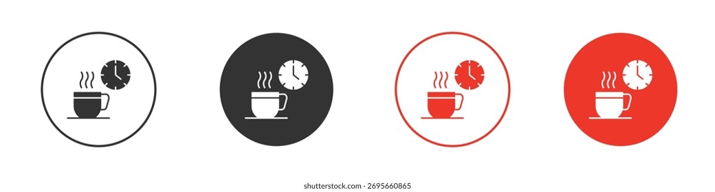 Break icon vector collection. vector stock symbol illustrations