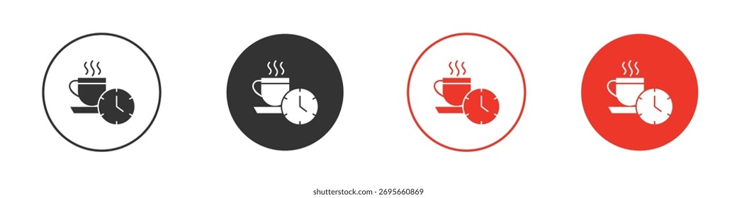 Break icon vector collection. vector stock symbol illustrations