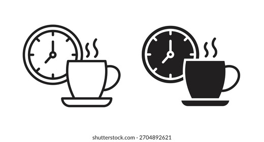 Break icon vector collection. vector stock symbol illustrations