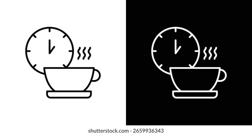 Break icon in vector. Logotype
