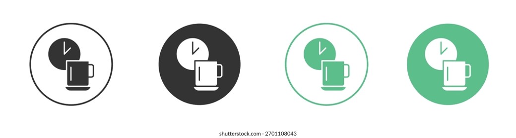 Piktogramm für Vektorsymbol für ui ux-Schnittstellenelemente aufbrechen