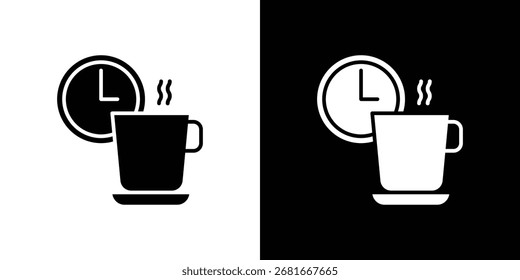 Break icon Vector Silhouette for graphic and web design collection