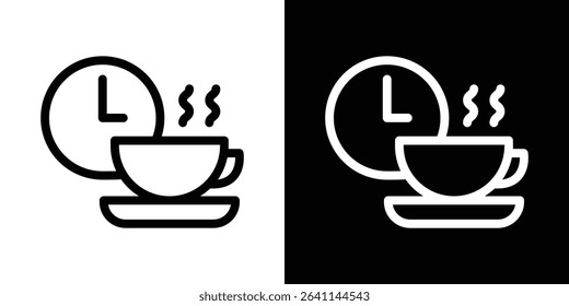 Break icon vector simple element illustration editable