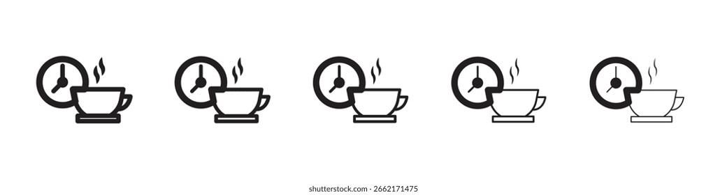 Iconos de ruptura. diseños de iconos de Vector simples y modernos