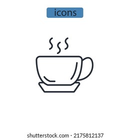 break icons  symbol vector elements for infographic web