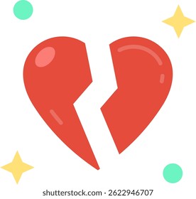 Diseño de icono de Vector de línea de ruptura