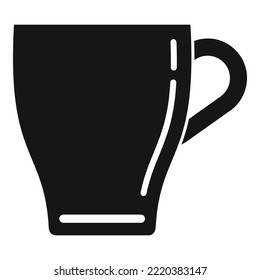 Break mug icon simple vector. Tea cup. Decorative mug