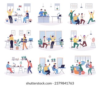 Break room vector illustration. Experience calmness quiet room and find comfort Resting in restful space brings sense peace and tranquility Enjoy break in relaxed and comfortable room