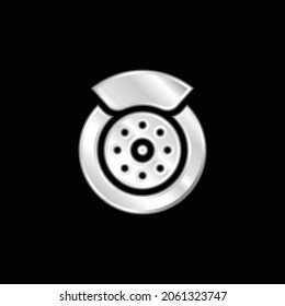 Break silver plated metallic icon