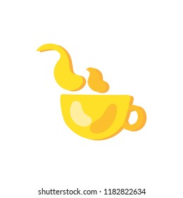 Break symbol as coffee or tea cup