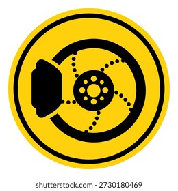 Signo de símbolo de ruptura, Ilustración vectorial, aislado en el fondo blanco Label.EPS10