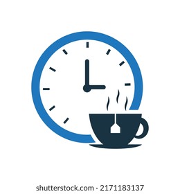 Break, tea, coffee, cup icon. Simple vector.