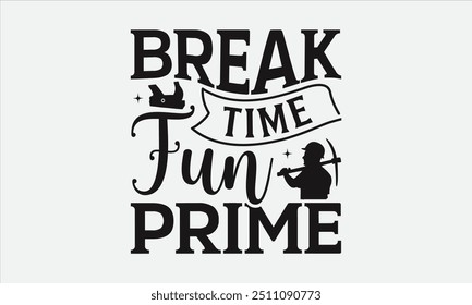 Break Time Fun Prime - Labor Day with custom T-shirt designs featuring vibrant illustrations, clipart, and detailed line art. Perfect for apparel, prints, and more. Instant download available.
